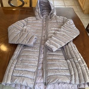 Adventure brand size XL Warm Long Coat light purple never used